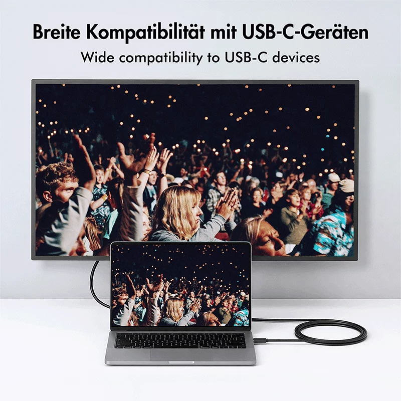 Logilink UA0476 USB 3.2 Gen1 Type-C-kabel, C/M naar VGA/M, 1080p/60 Hz, zwart, 3 m