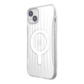 X-Doria Raptic Clutch MagSafe-hoesje voor Apple iPhone 14 Plus / 15 Plus, transparant