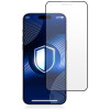 3MK HardGlass Matt Max gehard glas voor Apple iPhone 18 Pro Max, mat, zwart
