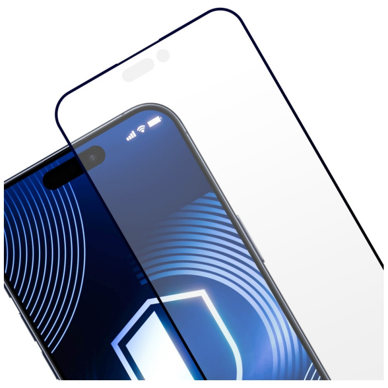 3MK HardGlass Matt Max gehard glas voor Apple iPhone 18 Pro Max, mat, zwart