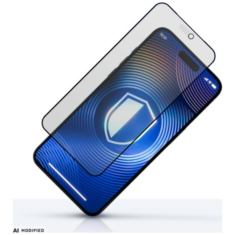 3MK HardGlass Matt Max Privacy gehard glas voor Apple iPhone 18 Pro, mat, privacyfilter