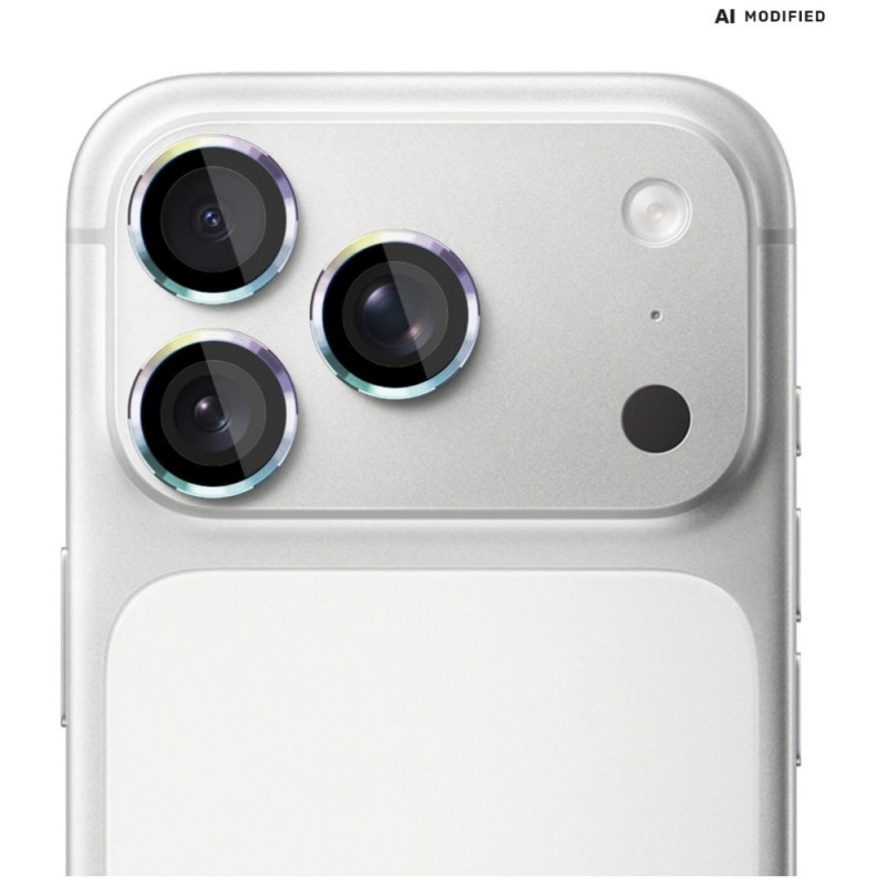 3MK Lens Protection Pro cameralensbeschermer voor Apple iPhone 18 Pro / 18 Pro Max, gehard glas, regenboog