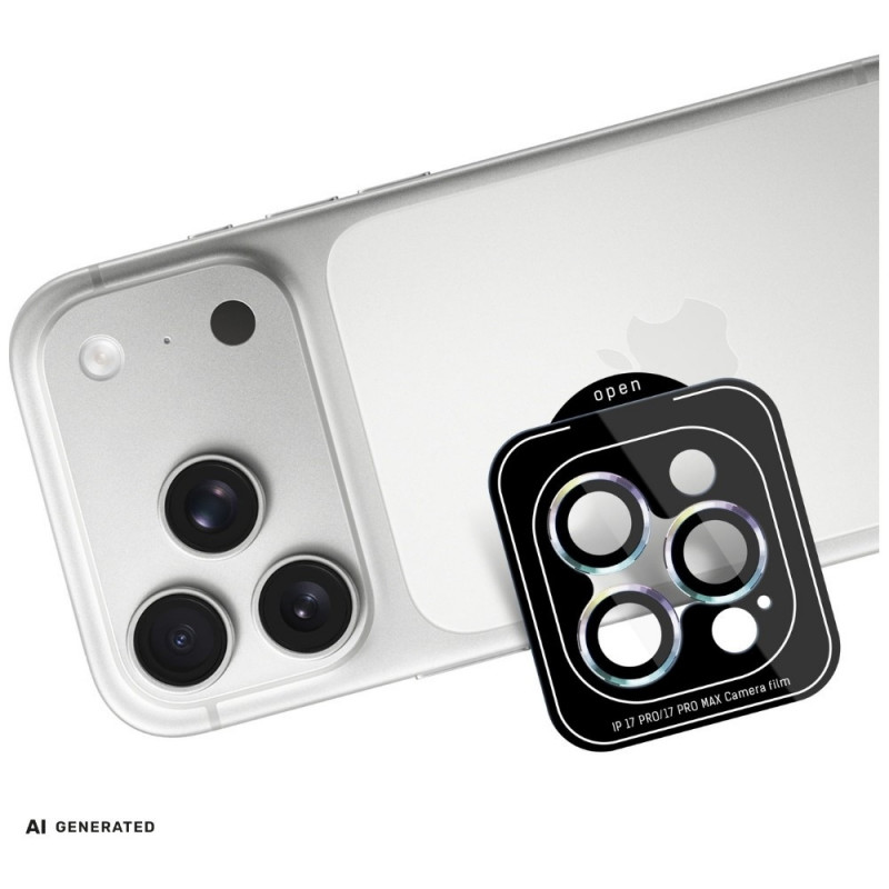 3MK Lens Protection Pro cameralensbeschermer voor Apple iPhone 18 Pro / 18 Pro Max, gehard glas, regenboog