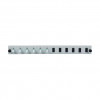 EFB Elektronik SB-FP-6SC-S-OM4 Rack-Mount Fibre Front Panel, 1U, grijs, metaal, 432 mm