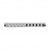EFB Elektronik SB-FP-6SC-S-OM4 Rack-Mount Fibre Front Panel, 1U, grijs, metaal, 432 mm