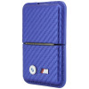 BMW M Carbon Metal Logos MagSafe-portemonnee, blauw