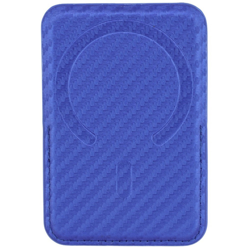 BMW M Carbon Metal Logos MagSafe-portemonnee, blauw