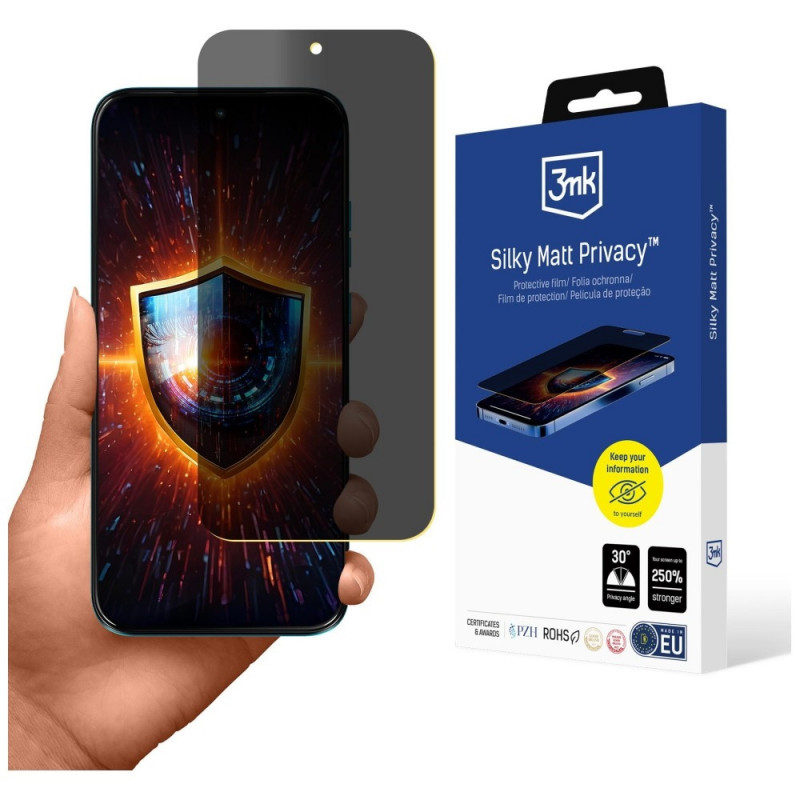 3MK Silky Matt Privacy matte privacyschermfolie voor Motorola Moto G87