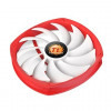 Thermaltake NiC L32 CPU-koeler, 140 mm PWM-ventilator, aluminium en koper, rood, wit