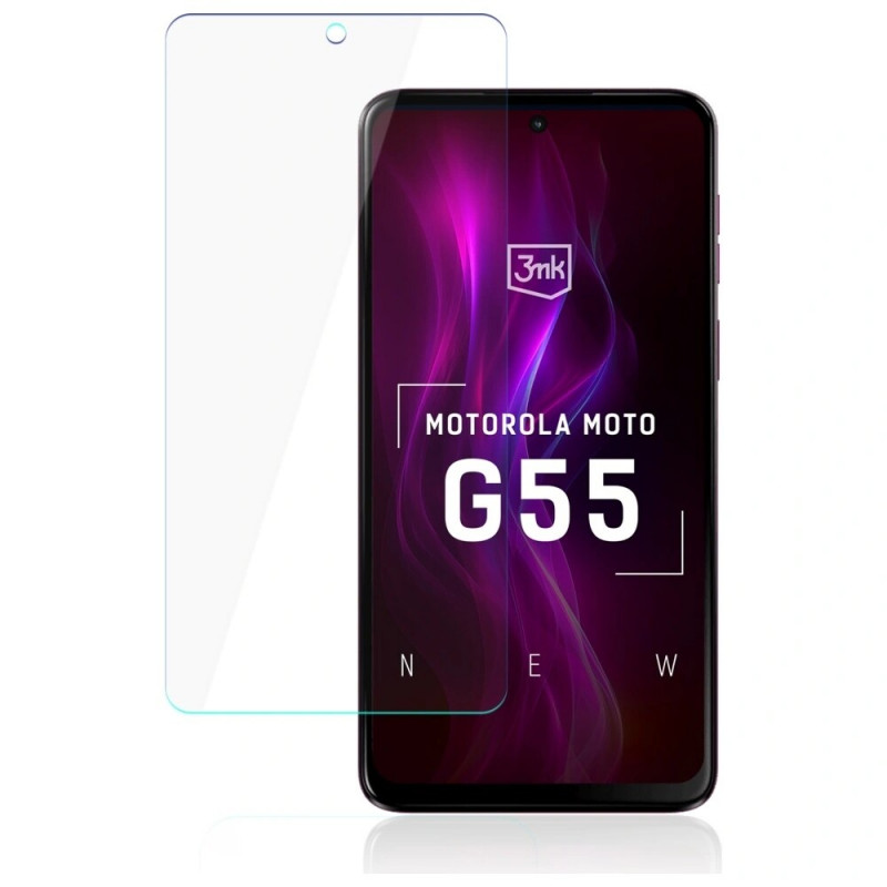 3MK FlexibleGlass hybrideglas voor Motorola Moto G55 5G