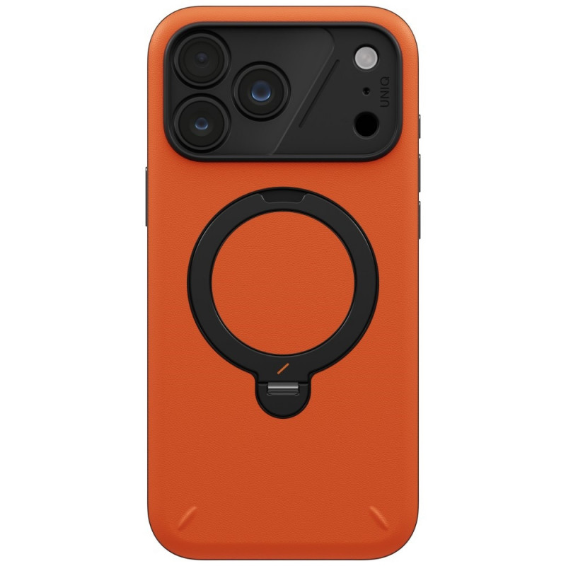 UNIQ Elix-hoesje voor Apple iPhone 18 Pro Max / 17 Pro Max, 360° draaibare kickstand, oranje