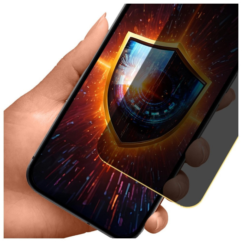 3MK Silky Matt Privacy matte privacyschermbeschermer voor Google Pixel 9A, zwart