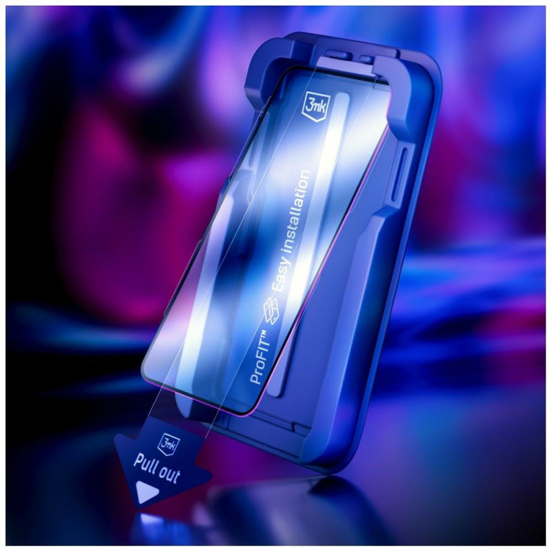 3MK HardGlass Max gehard glas met applicator voor Samsung Galaxy S24+ / S25+, zwart