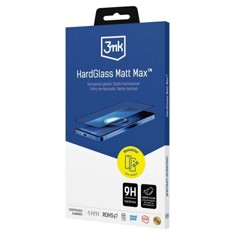 3MK HardGlass Matt Max mat gehard glas voor Samsung Galaxy S25 Ultra
