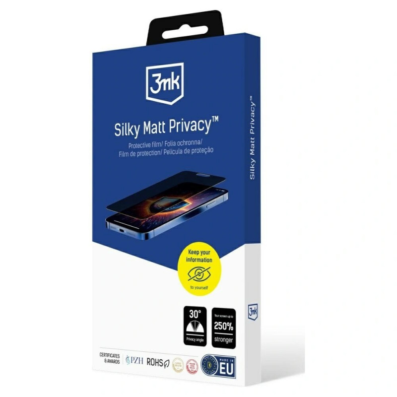 3MK Silky Matt Privacy matte privacyschermbeschermer voor Samsung Galaxy S25+