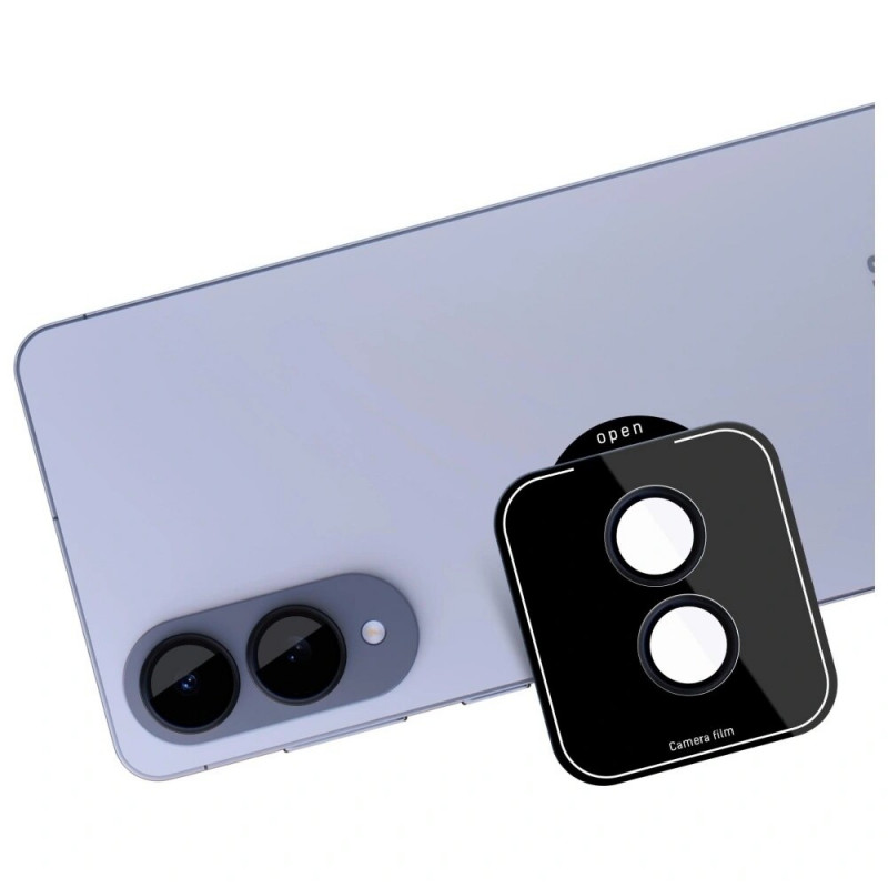 3MK Lens Protection Pro cameralensglas voor Samsung Galaxy S25 Edge, zwart