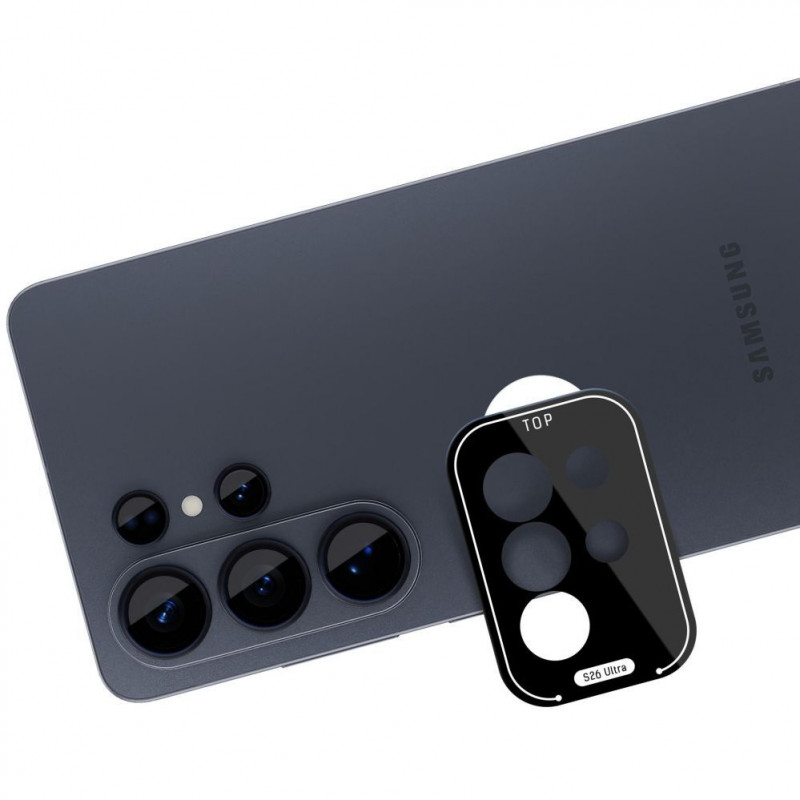 3MK Lens Protection Pro cameralensbeschermer voor Samsung Galaxy S26 Ultra, zwart