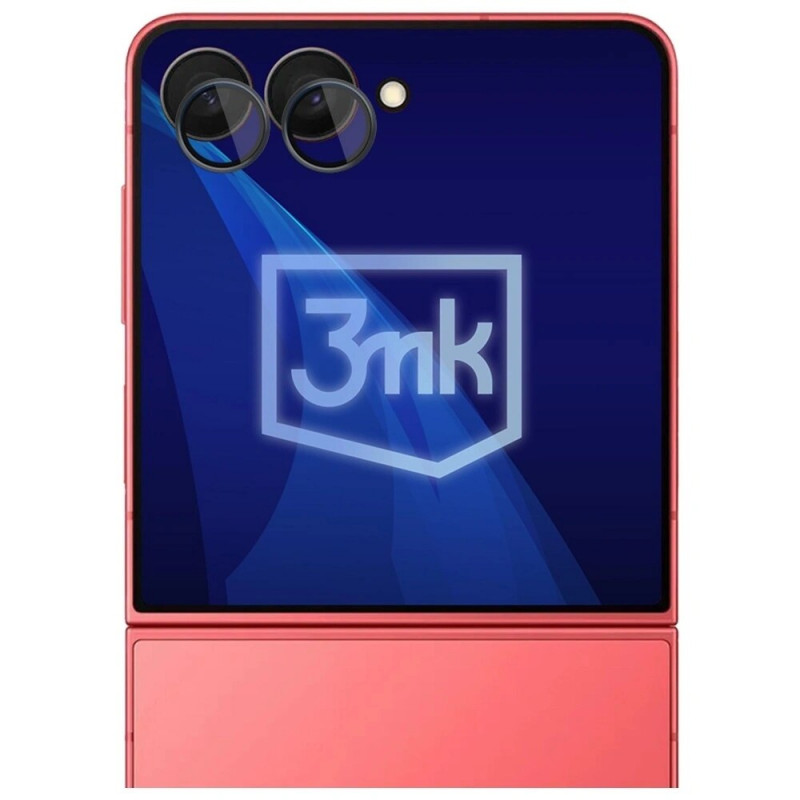 3MK Lens Protection Pro cameralensglas voor Samsung Galaxy Z Flip7, zwart