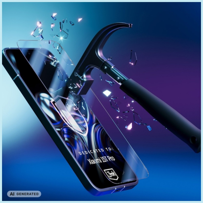 3MK FlexibleGlass hybrideglas voor Xiaomi 15T Pro 5G