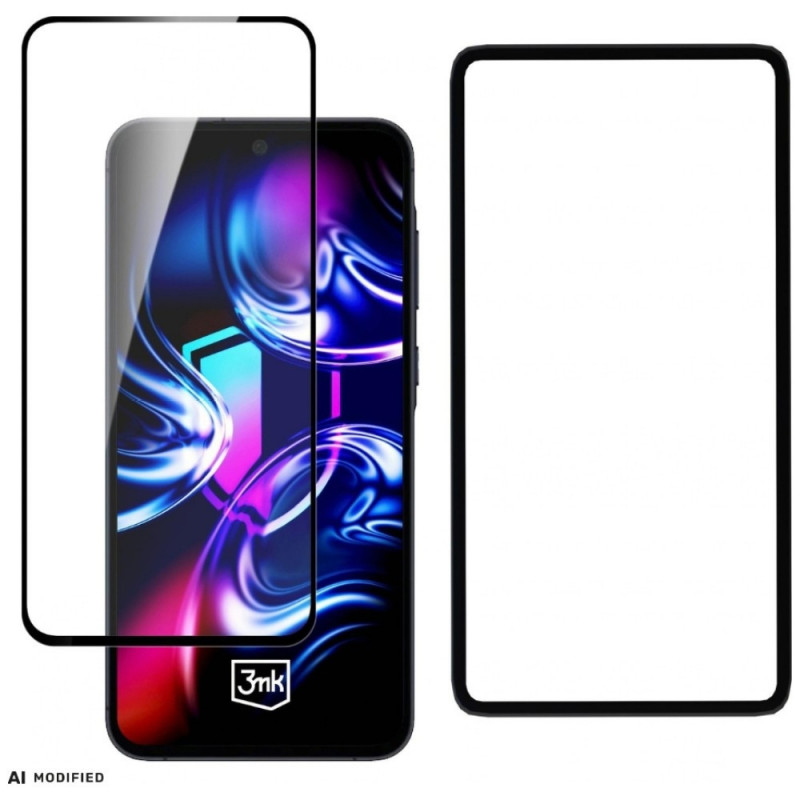 3MK HardGlass Max gehard glas met montageframe voor Samsung Galaxy A35 / A55 5G