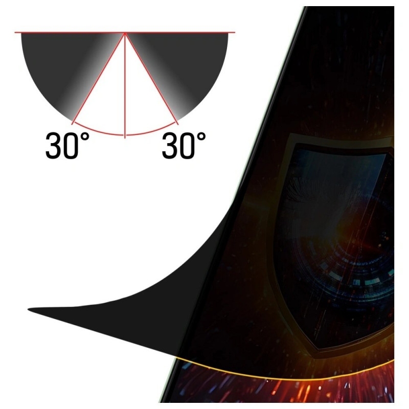3MK HardGlass Max Privacy screenprotector voor Xiaomi Redmi 15 4G / 15 5G, 3MK17243