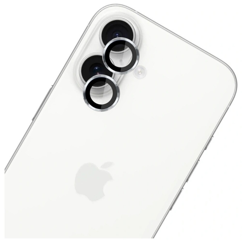 3MK Lens Protection Pro cameralensglas voor Apple iPhone 17, zilver