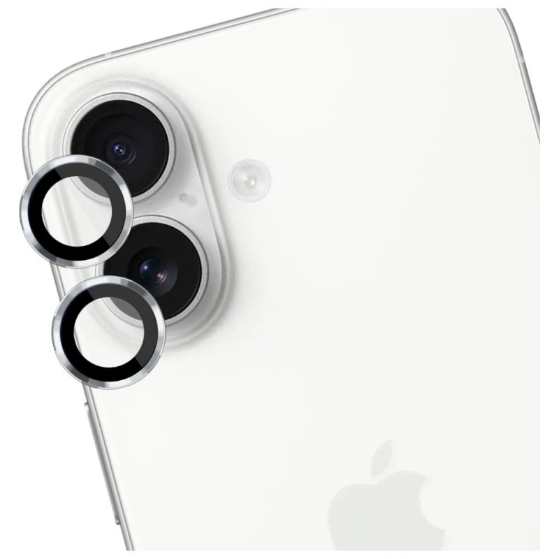 3MK Lens Protection Pro cameralensglas voor Apple iPhone 17, zilver