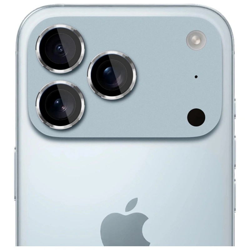 3MK Lens Protection Pro cameralensglas voor Apple iPhone 17 Pro / 17 Pro Max, zilver