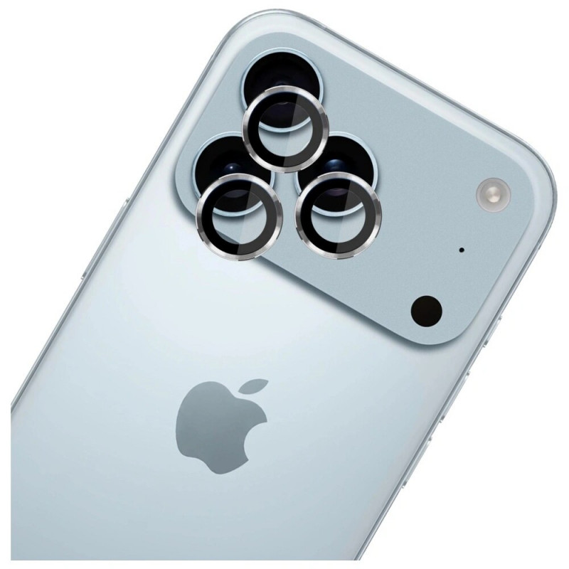 3MK Lens Protection Pro cameralensglas voor Apple iPhone 17 Pro / 17 Pro Max, zilver