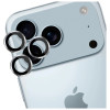 3MK Lens Protection Pro cameralensglas voor Apple iPhone 17 Pro / 17 Pro Max, zilver