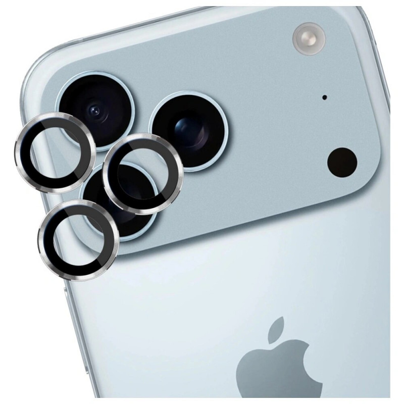 3MK Lens Protection Pro cameralensglas voor Apple iPhone 17 Pro / 17 Pro Max, zilver
