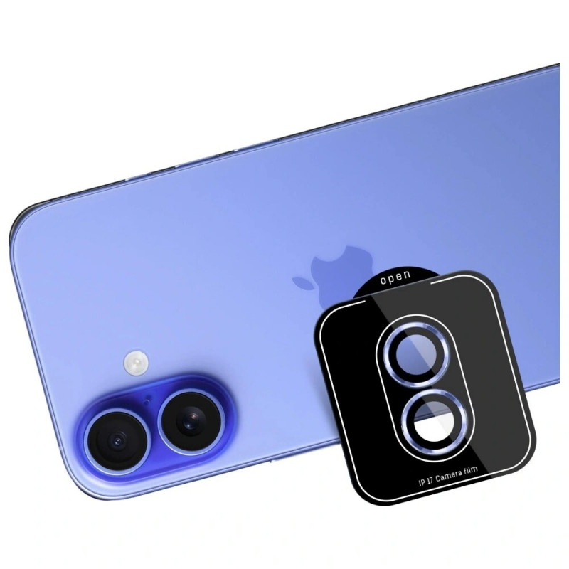 3MK Lens Protection Pro gehard glas cameralensbeschermer voor Apple iPhone 17, blauw
