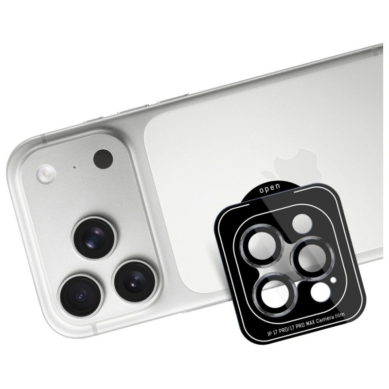 3MK Lens Protection Pro cameralens gehard glas voor Apple iPhone 17 Pro / 17 Pro Max, grijs