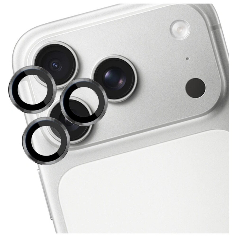 3MK Lens Protection Pro cameralens gehard glas voor Apple iPhone 17 Pro / 17 Pro Max, grijs