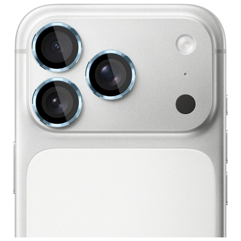 3MK Lens Protection Pro cameralens gehard glas voor Apple iPhone 17 Pro / 17 Pro Max, lichtblauw