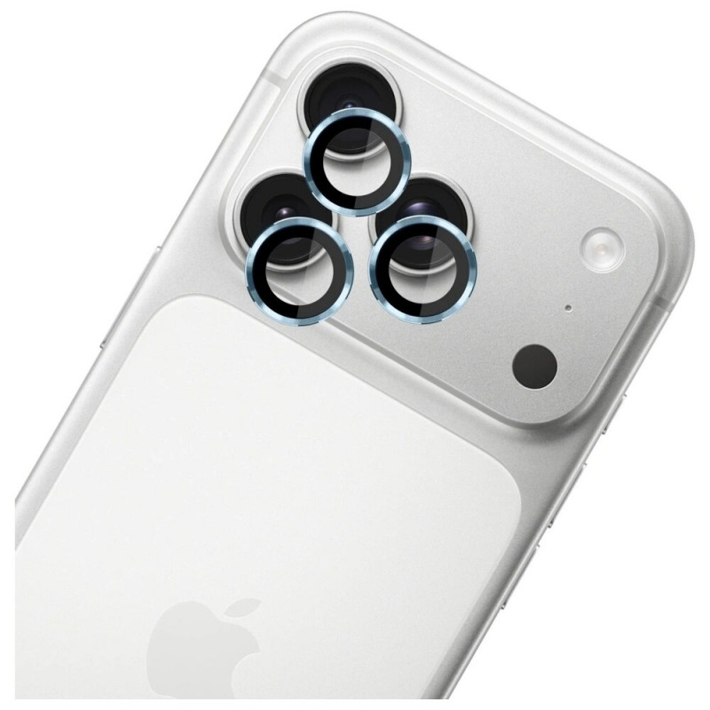 3MK Lens Protection Pro cameralens gehard glas voor Apple iPhone 17 Pro / 17 Pro Max, lichtblauw