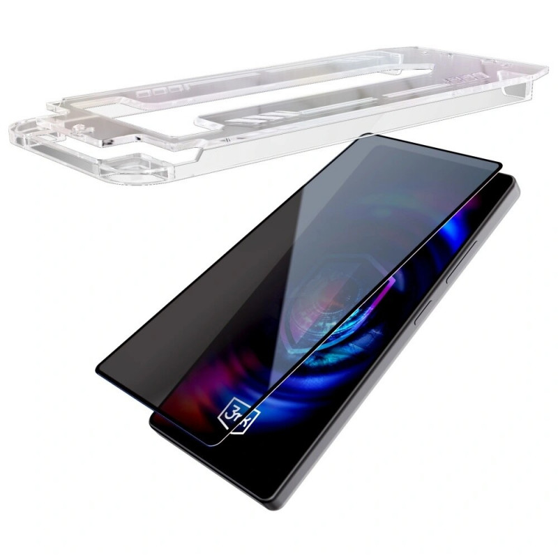 3MK HardGlass Max Privacy privacy gehard glas screenprotector voor Samsung Galaxy A16 4G / 5G / A17 4G / 5G
