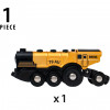 BRIO World gouden batterijlocomotief met licht en geluid (33630)