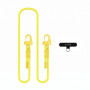 Tech-Protect C5SD Rope Crossbody Telefoonriem, 80 cm, Kanariegeel