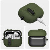 Tech-Protect Slim Hook-hoesje Samsung Galaxy Buds 3 / 3 FE / 3 Pro, olijfgroen