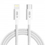 Tech-Protect Ultraboost Lite USB-C / Lightning-kabel PD27W/3A 200 cm, Cool Grey