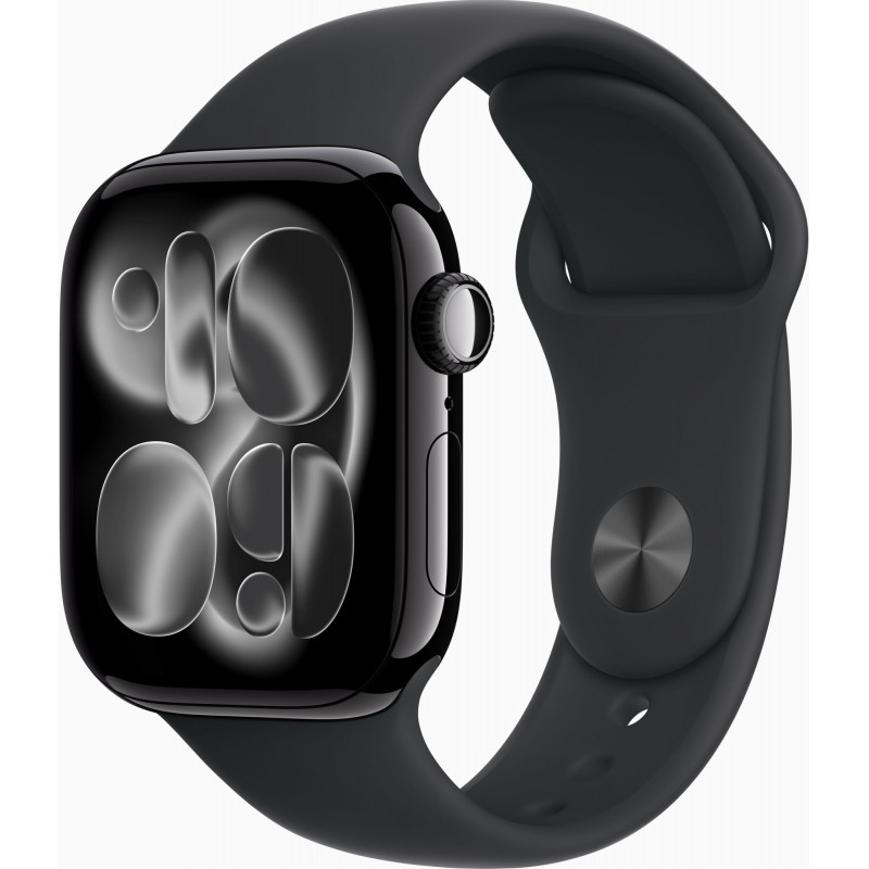 Apple Watch Series 11 GPS + Cellular (5G) 42 mm aluminium behuizing, zwart, M/L, MF854QL/A