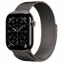 Apple Watch Series 11 GPS + Cellular 5G 42mm titanium behuizing, goud, MFD44QL/A