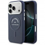 Karl Lagerfeld Embossed Open Ring RSG Logo MagSafe hoesje voor Apple iPhone 18 Pro Max / 17 Pro Max, blauw (KF003292-0)