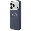 Karl Lagerfeld Embossed Open Ring RSG Logo MagSafe hoesje voor Apple iPhone 18 Pro Max / 17 Pro Max, blauw (KF003292-0)