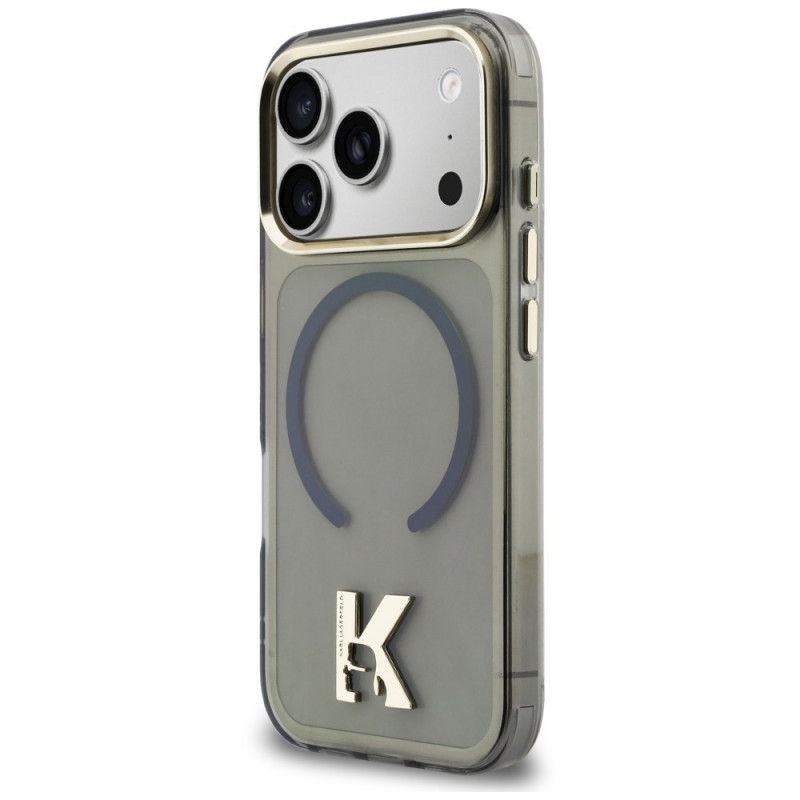 Karl Lagerfeld IML K Head hoesje KF003410-0 voor Apple iPhone 18 Pro Max / 17 Pro Max, zwart