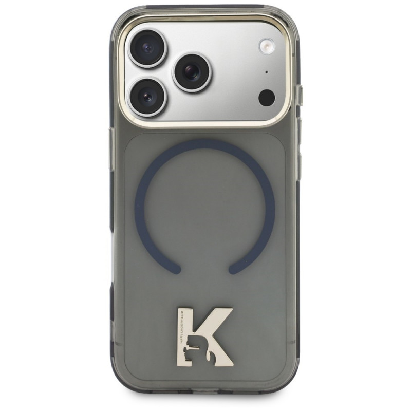 Karl Lagerfeld IML K Head hoesje KF003410-0 voor Apple iPhone 18 Pro Max / 17 Pro Max, zwart