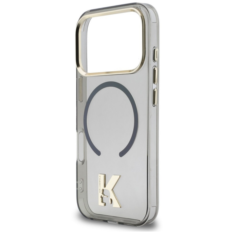 Karl Lagerfeld IML K Head hoesje KF003410-0 voor Apple iPhone 18 Pro Max / 17 Pro Max, zwart