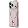 Karl Lagerfeld IML K Head hoesje KF003412 voor Apple iPhone 18 Pro Max / 17 Pro Max, roze