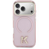 Karl Lagerfeld IML K Head hoesje KF003412 voor Apple iPhone 18 Pro Max / 17 Pro Max, roze